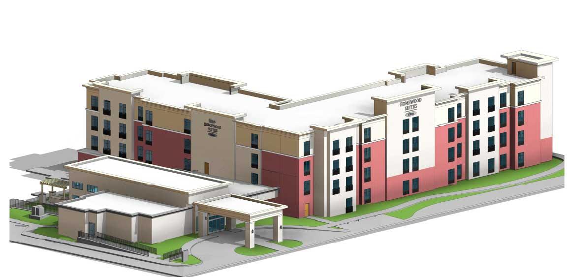 Dallas Homewood Suites Hotel Renovation As-Built Modeling