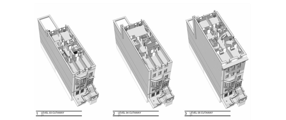 New York LiDAR Scan and As-Builts of 7-Storey Walkup
